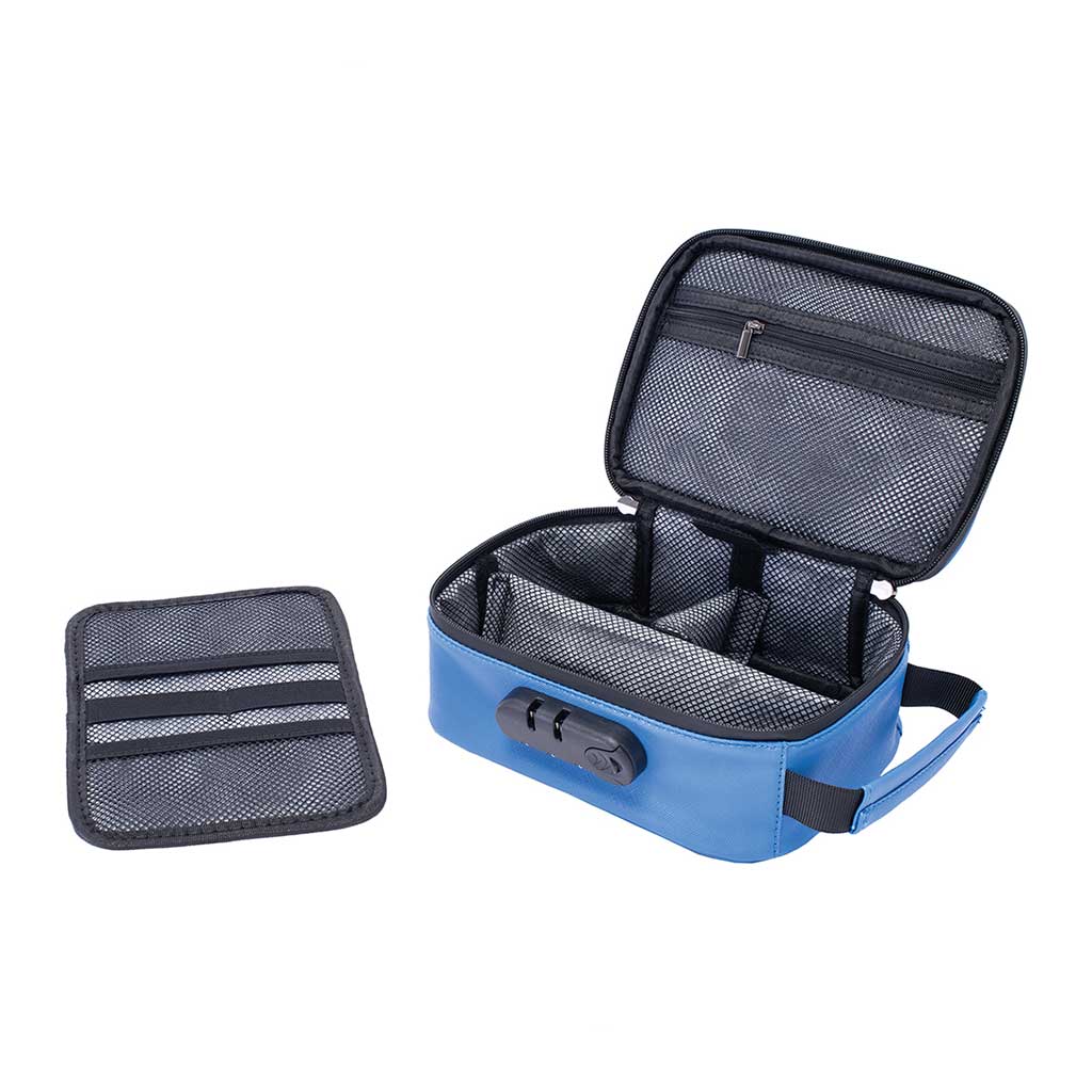 9IN X 6.5IN X 3.5 SMELLPROOF BAG - CLASSIC BLUE product image 3