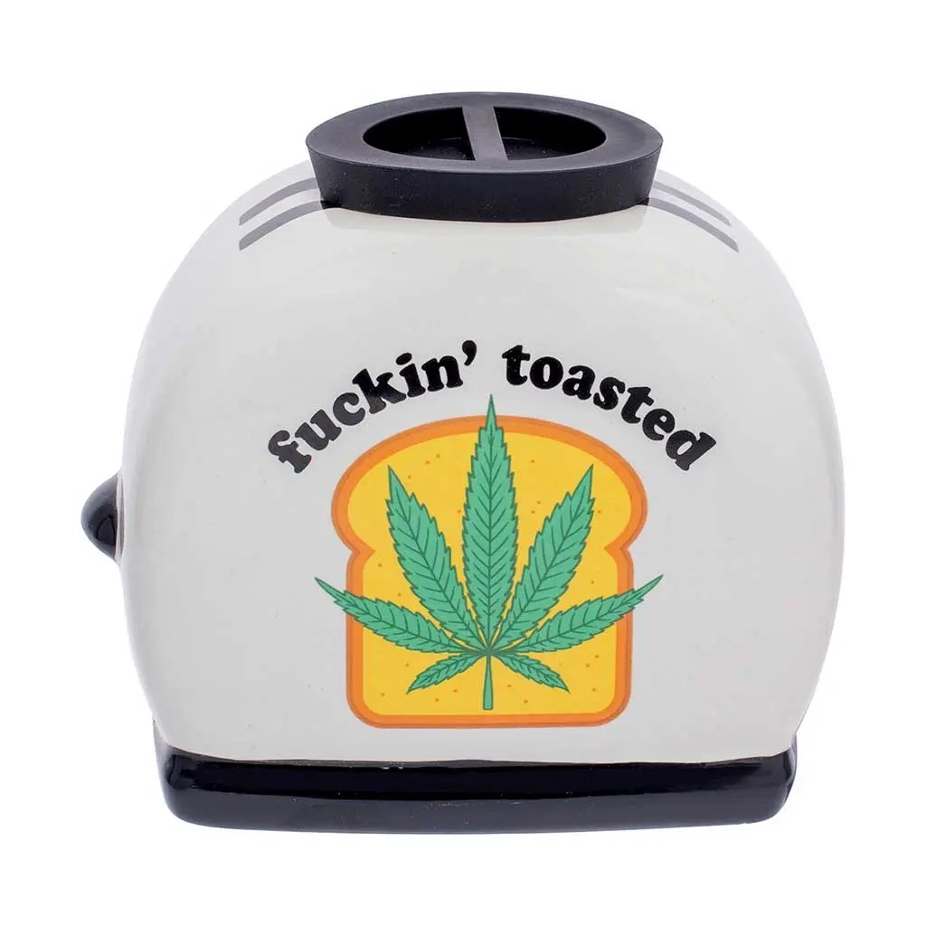 LARGE TOASTED CERAMIC STASH JAR product image 1