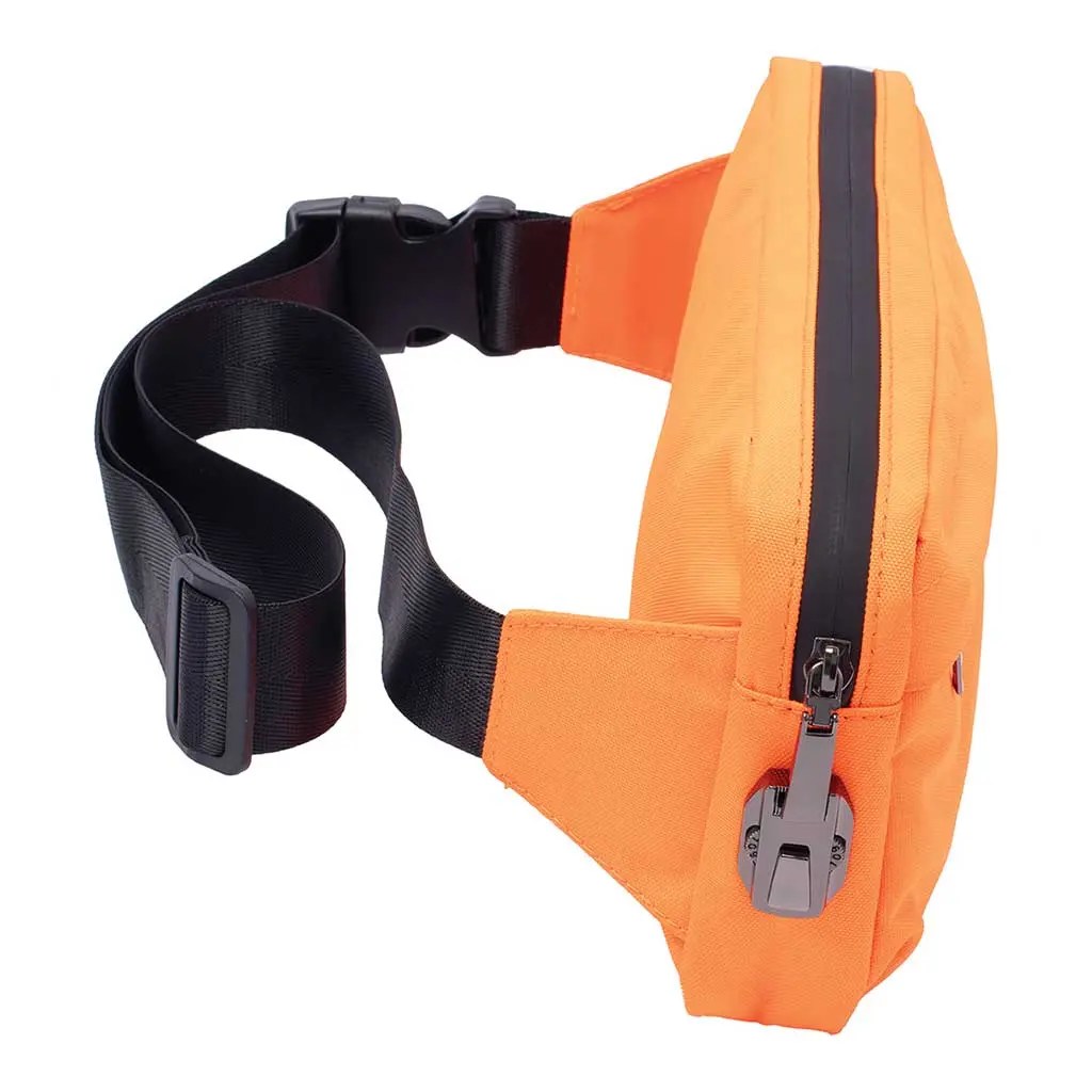 11.5IN X 5.5IN X 2IN SMELLPROOF SLING BAG - NEON ORANGE product image 2