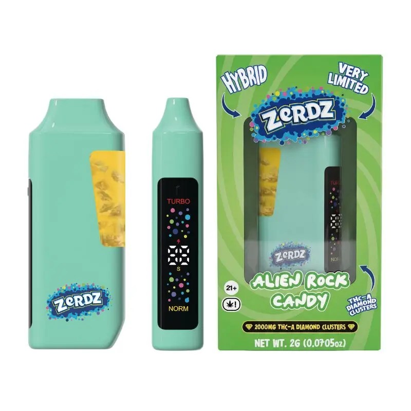 Zerdz 2g THCA Diamond Clusters Disposable Vape