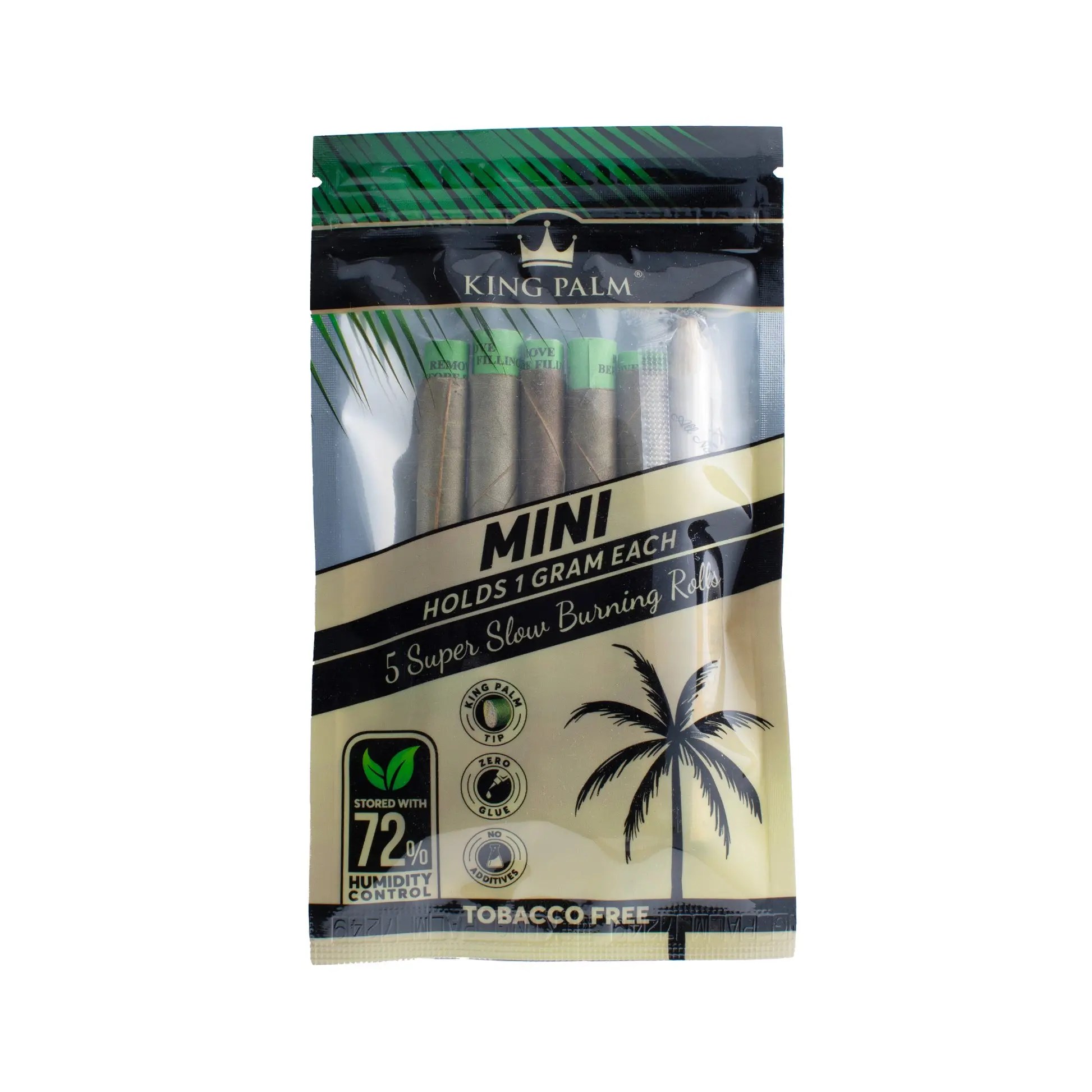 King Palm - 1g Super Slow Burning Rolls 5ct