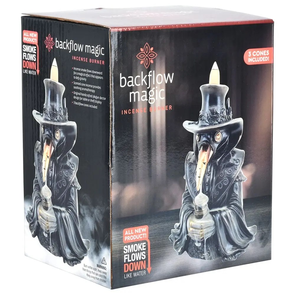 Plague Doctor Backflow Incense Burner - 7" product image 3