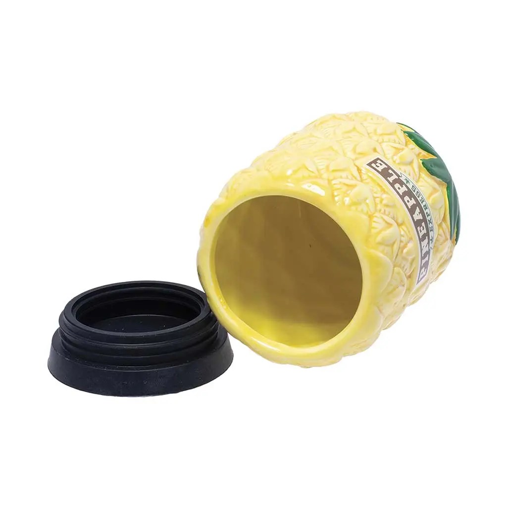 LARGE PINEAPPLE CERAMIC STORAGE JAR product image 2