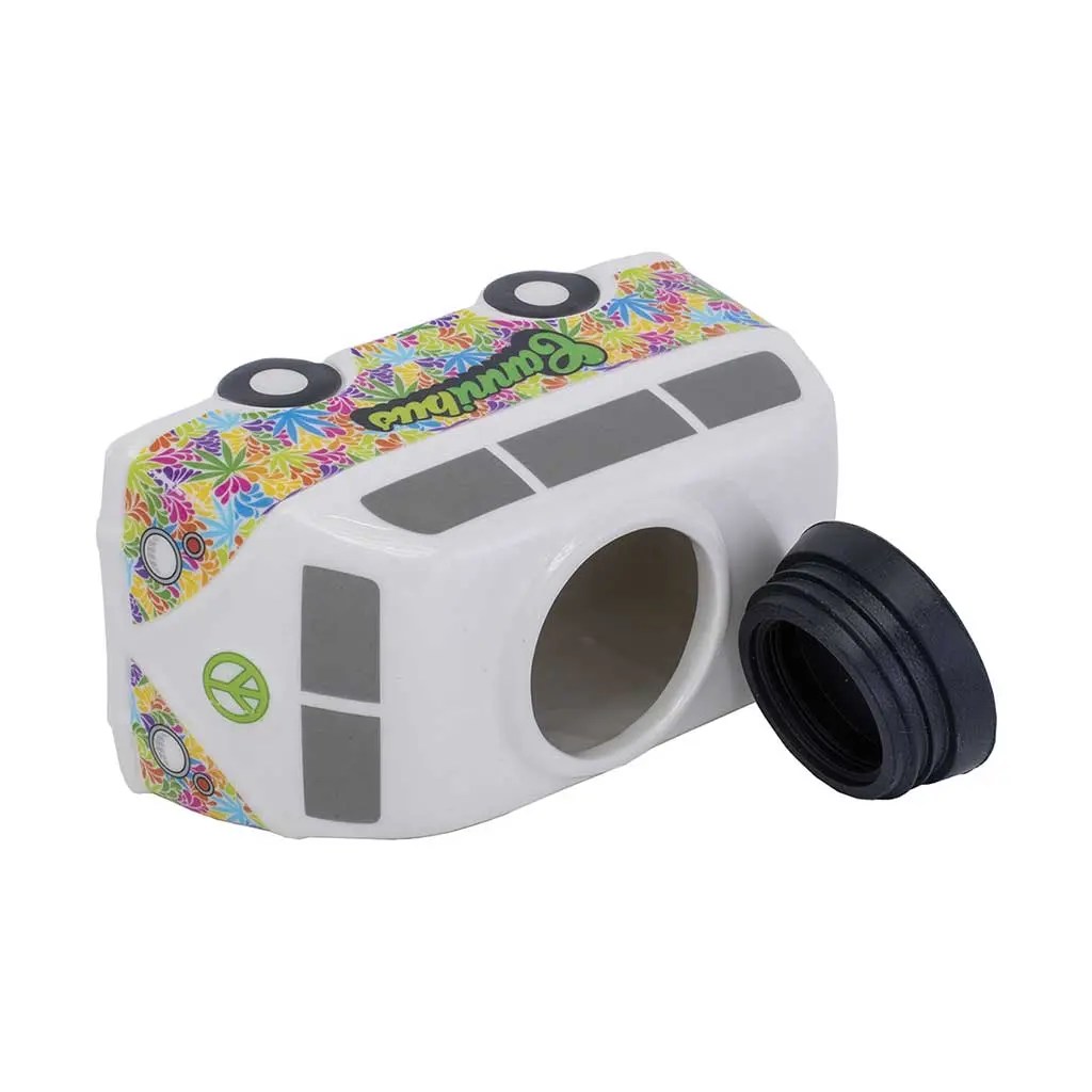 LARGE HIPPIE BUS CERAMIC STORAGE JAR product image 2