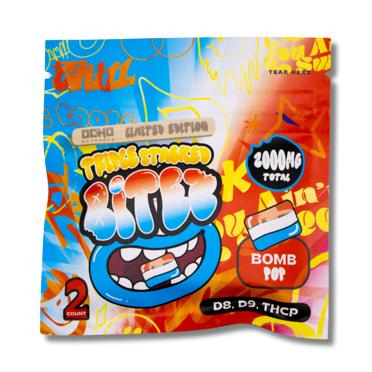 Ocho Triple Stack Bitez Bomb Pop 2000mg THC edible