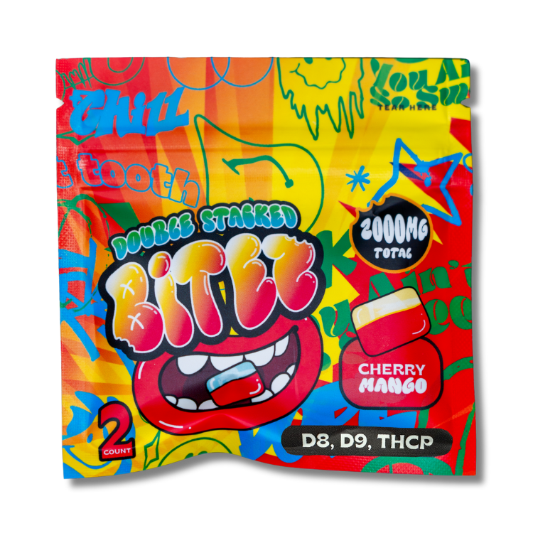 Ocho Double Stack Bitez Cherry Mango 2000mg THC edible