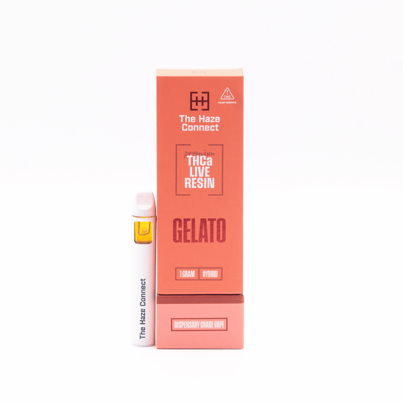 The Haze Connect Gelato 2g THCa Live Resin Disposable