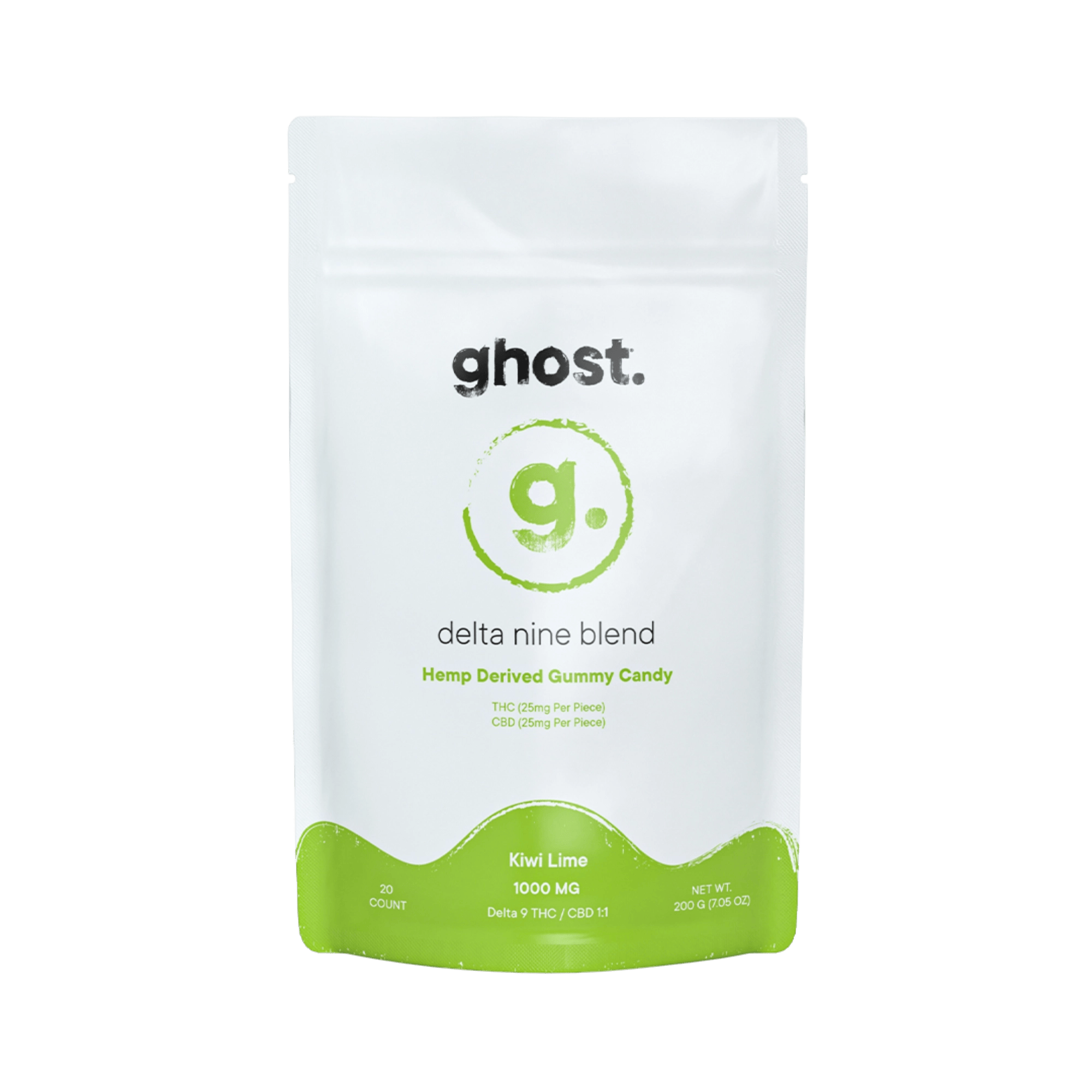 ghost D9 Gummies 1000mg Kiwi Lime 5 Pack
