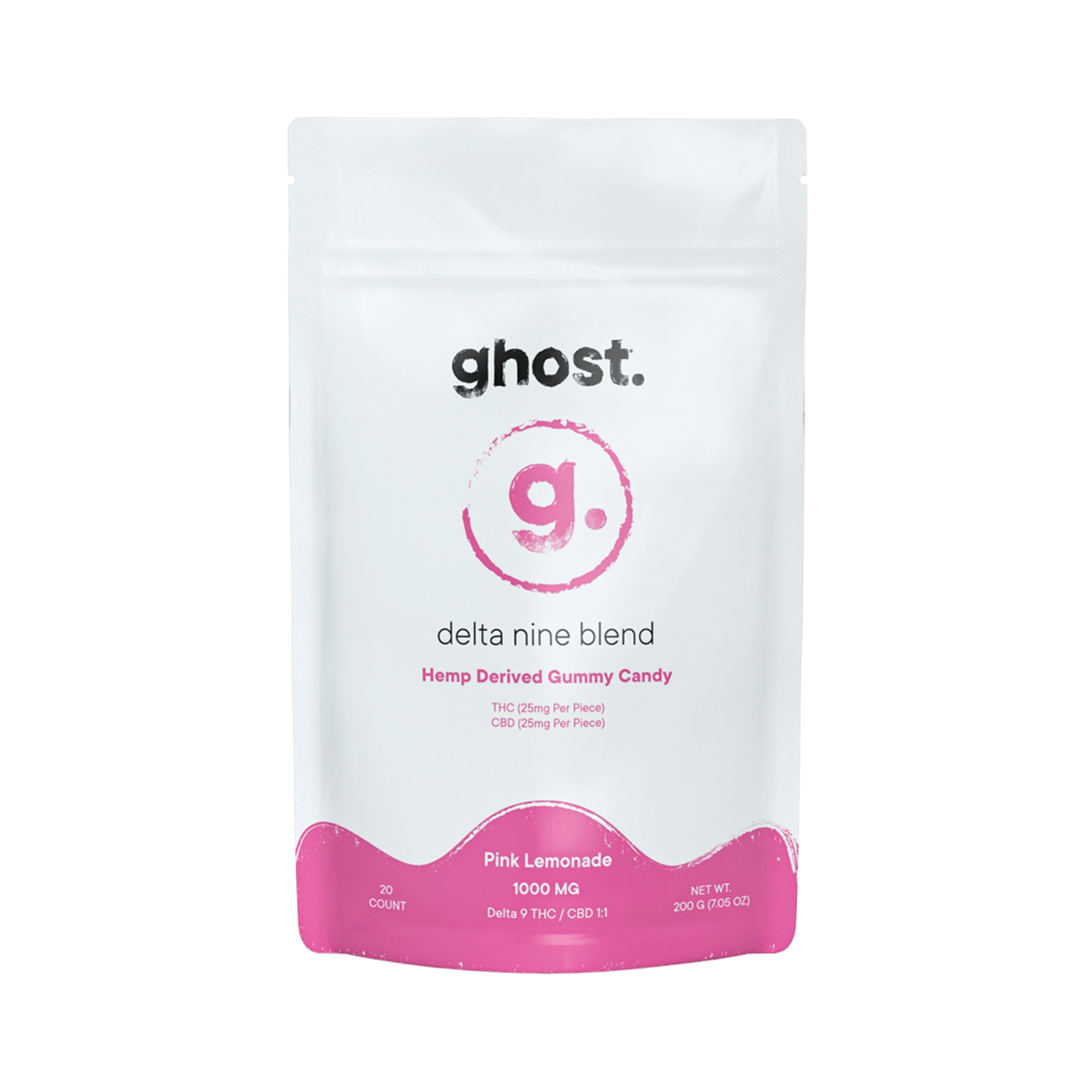 ghost D9 Gummies 1000mg Pink Lemonade 5 Pack