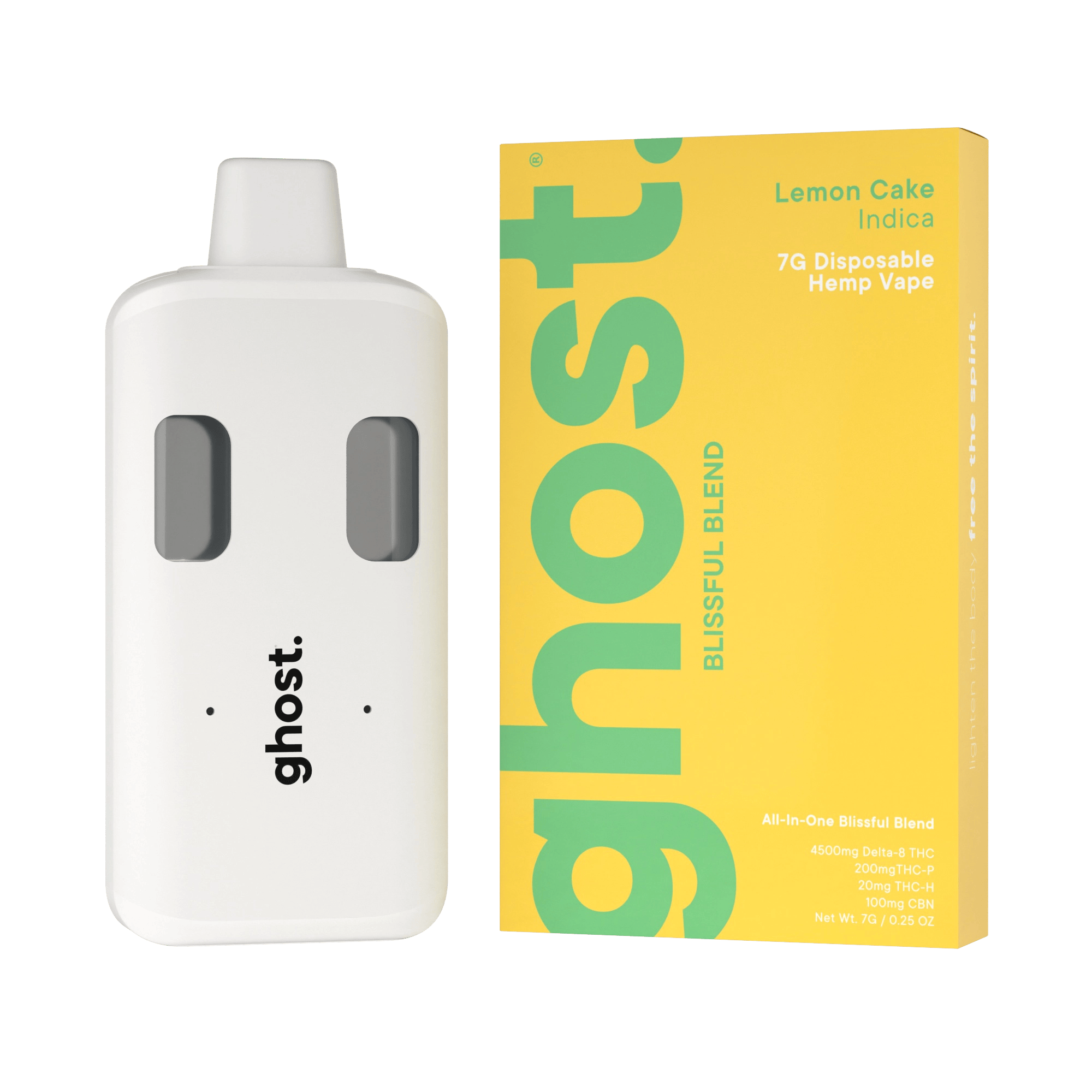 ghost Blissful Blend 7G Disposable Lemon Cake