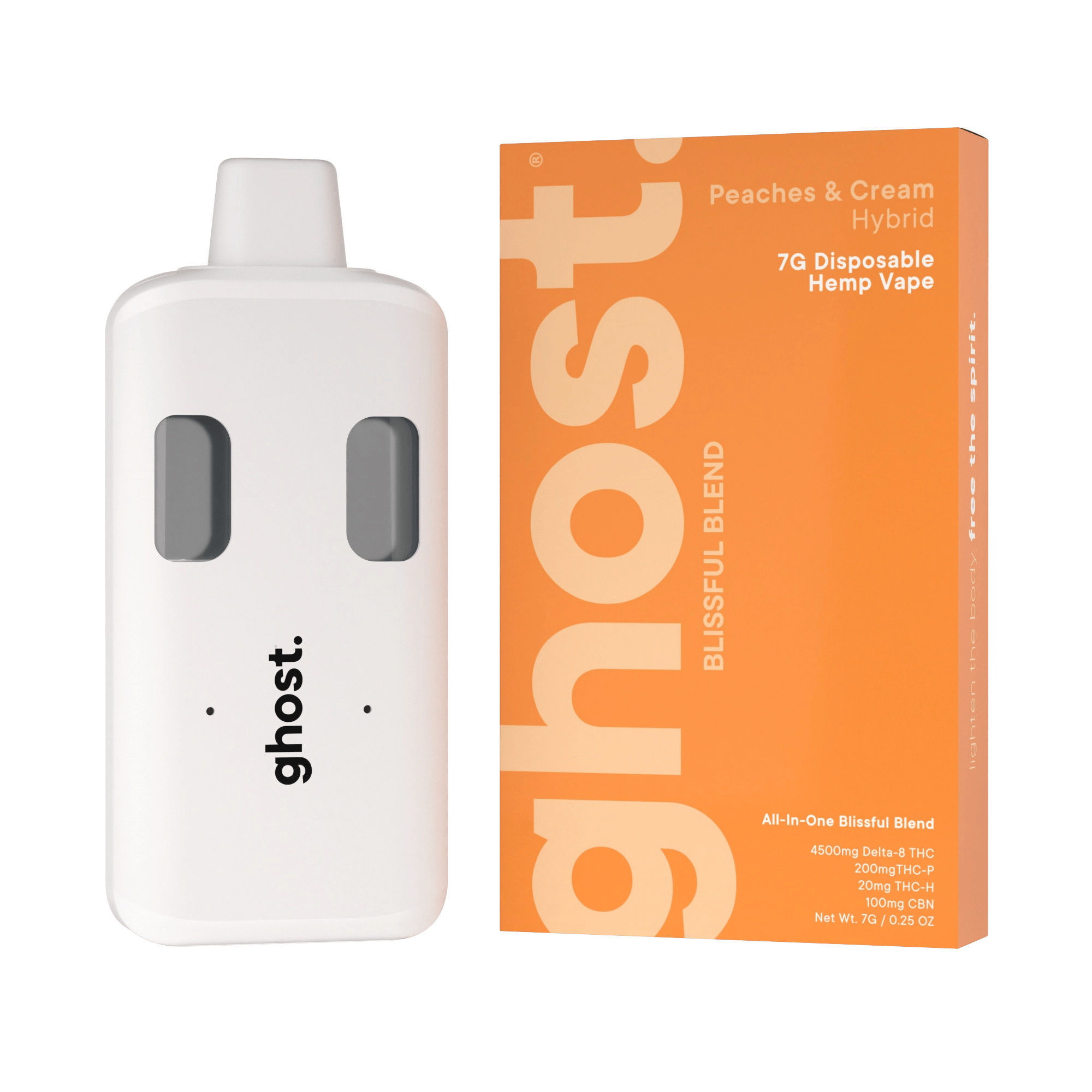 ghost Blissful Blend 7G Disposable Peaches & Cream