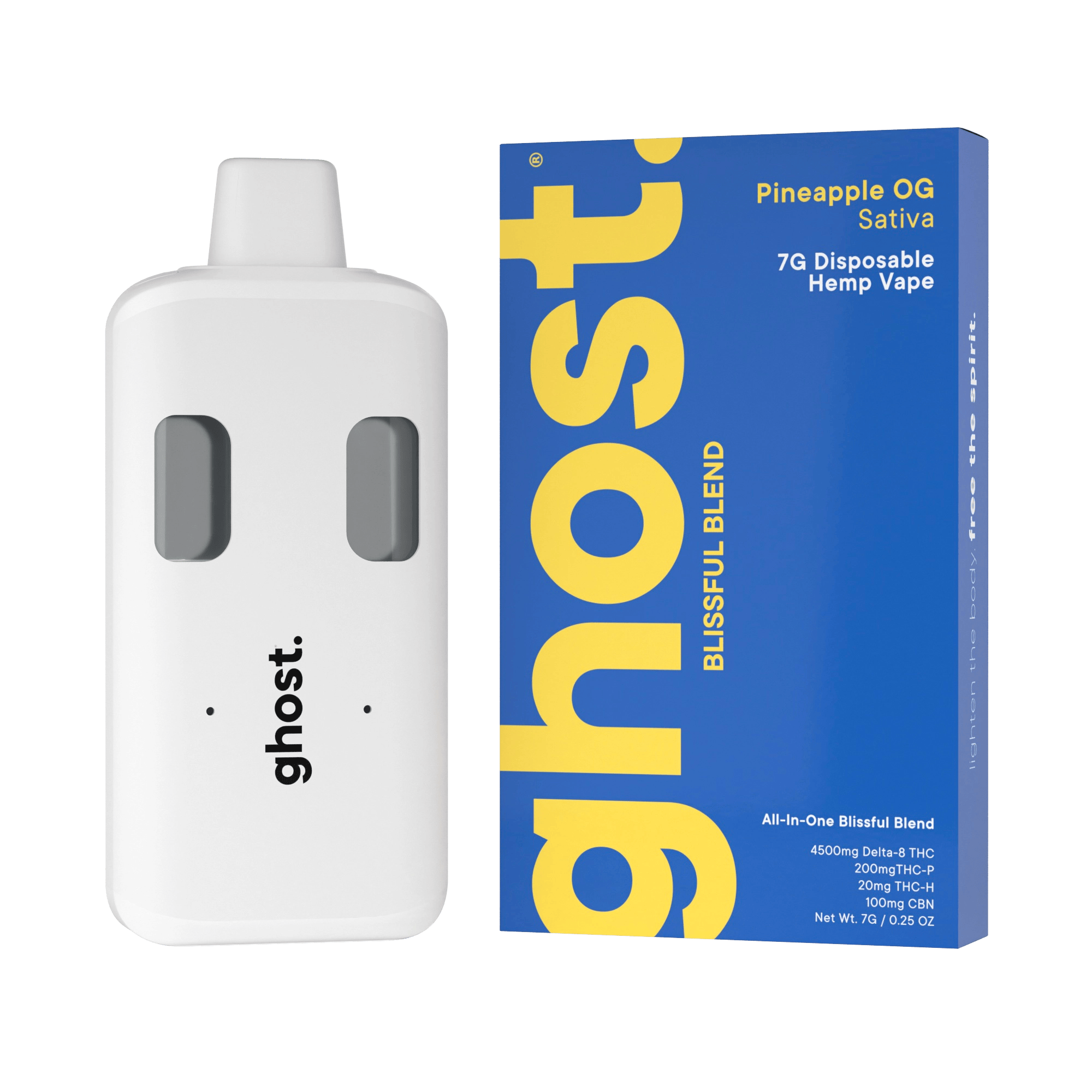 ghost Blissful Blend 7G Disposable Pineapple OG