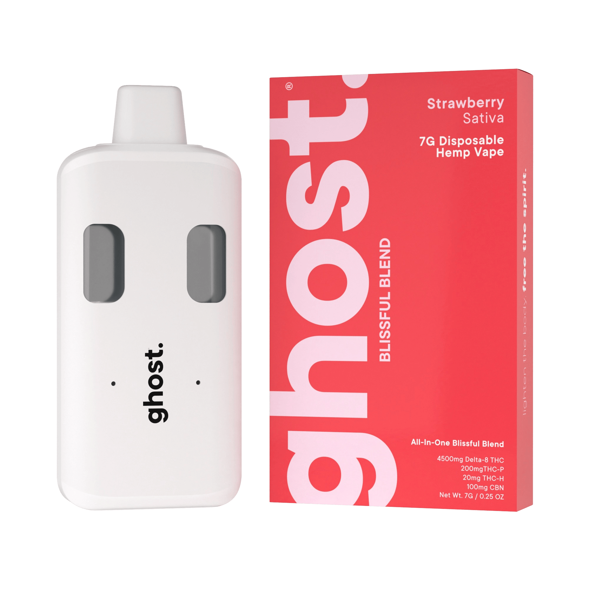 ghost Blissful Blend 7G Disposable Strawberry