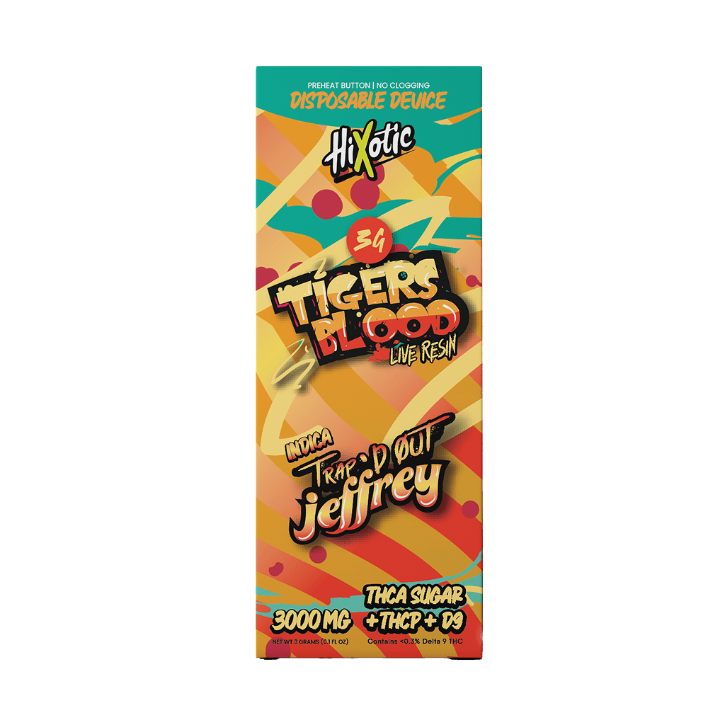 HiXotic 3g THCA Disposable Vape Tigers Blood