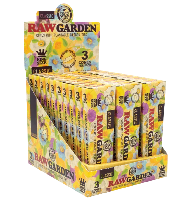 RAW Garden Classic Cones – King Size 3ct