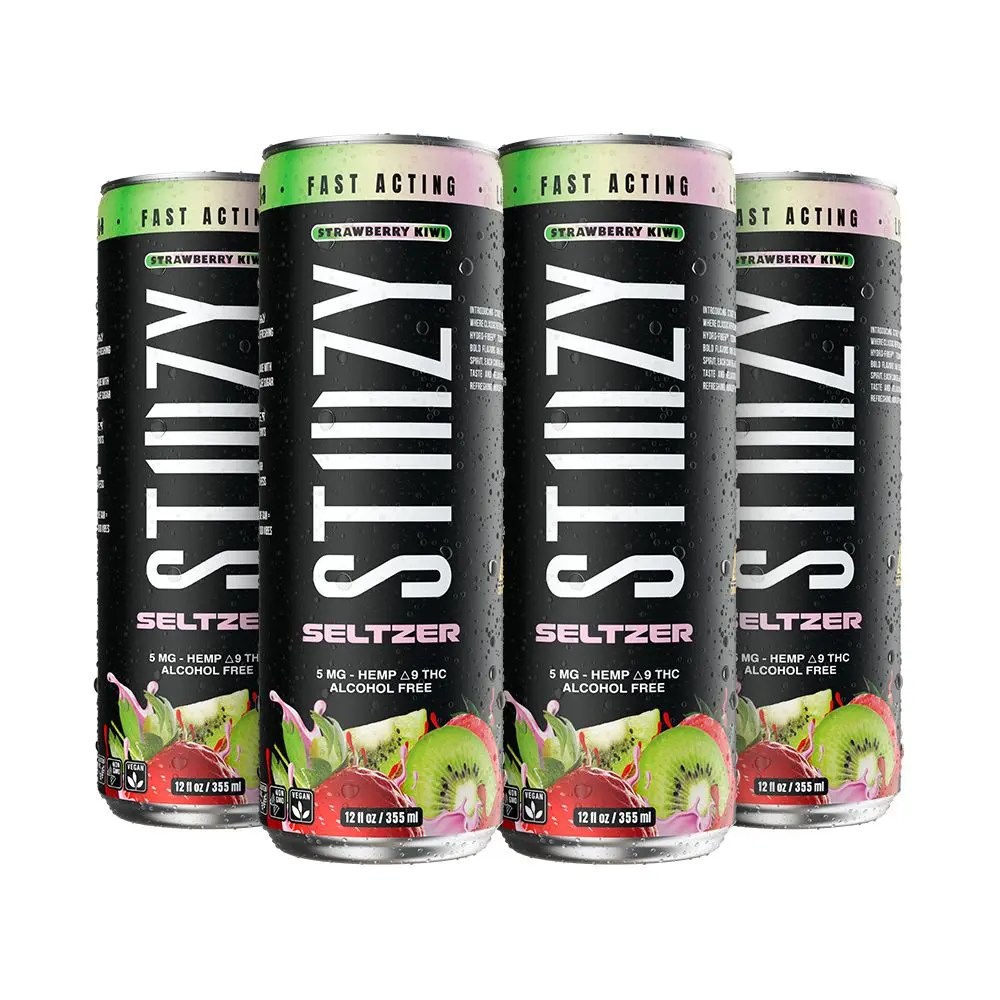 STIIIZY D9 Hemp Seltzer | 12oz | 5mg | 4ct Pack product image 5