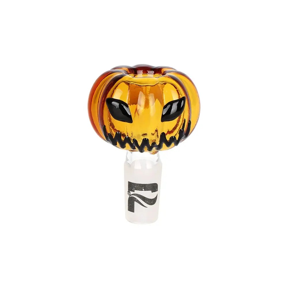 Halloween Ball Herb Pipe Glow Duo - 10" / 14mm F product image 3
