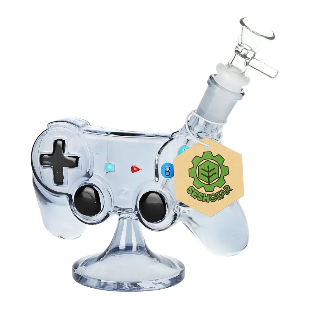 SeshGear Game Controller Glass Water Pipe - 5.5" / 14mm F product image 3