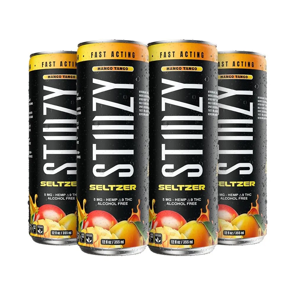 STIIIZY D9 Hemp Seltzer | 12oz | 5mg | 4ct Pack product image 3