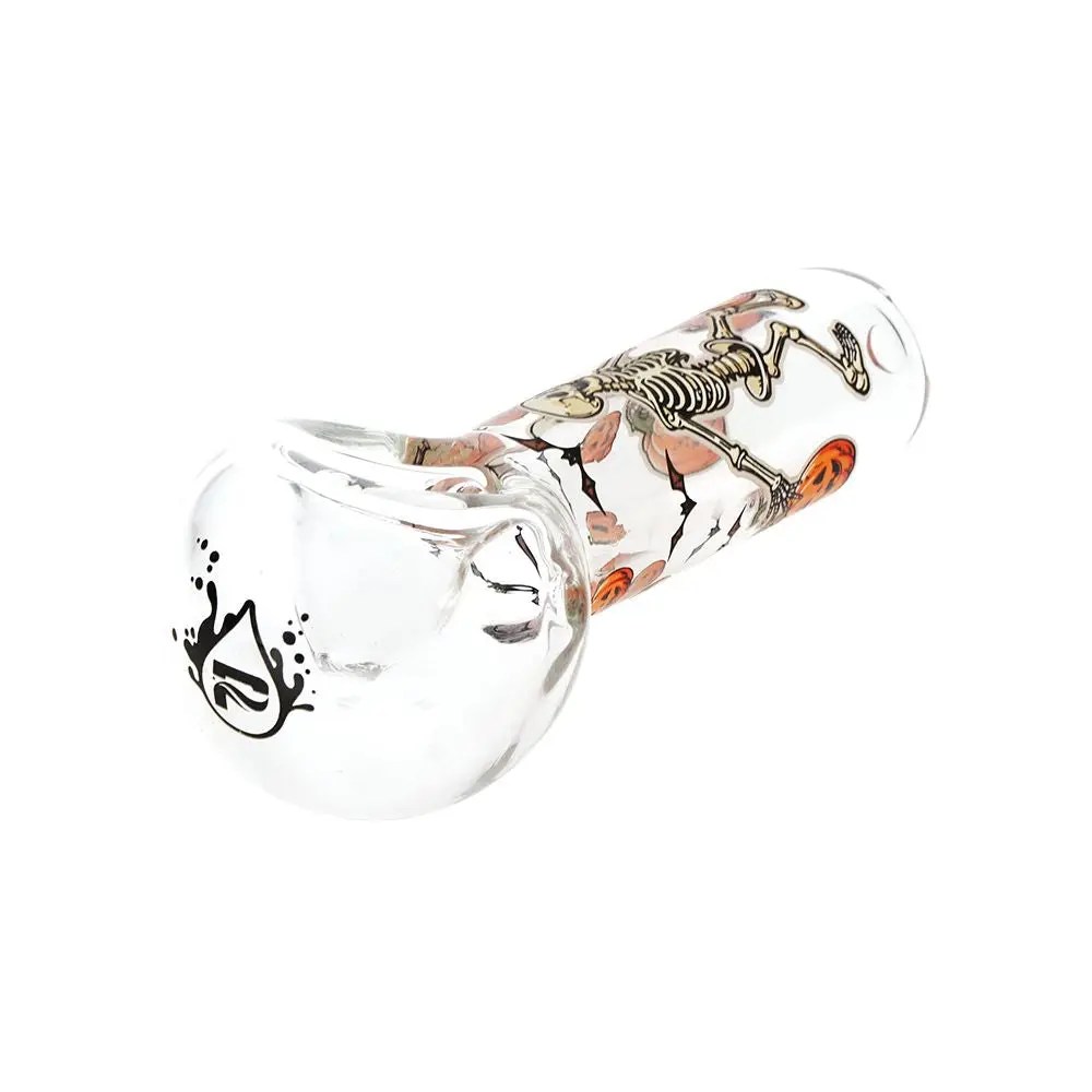 Halloween Ball Herb Pipe Glow Duo - 10" / 14mm F product image 7