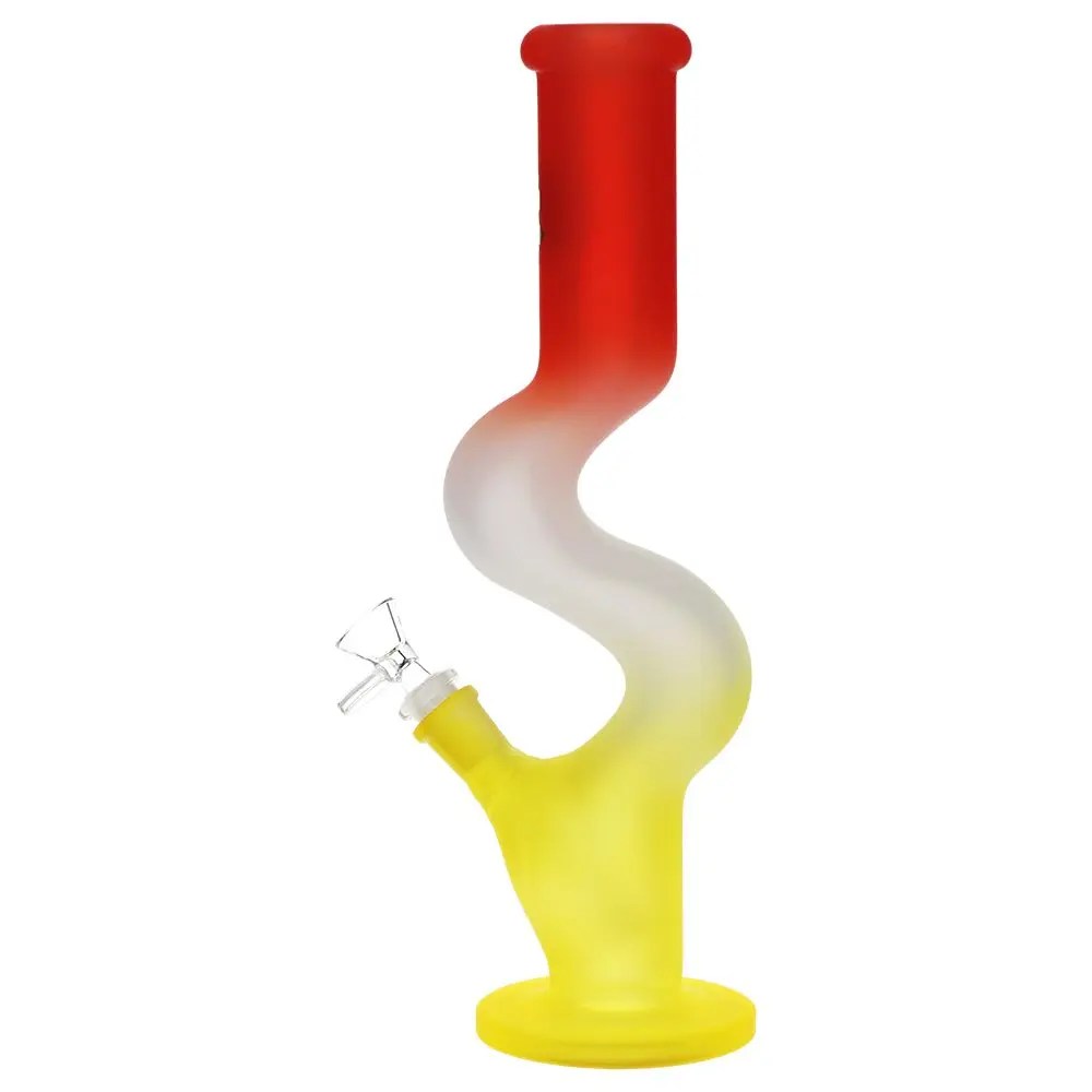 SeshGear Winding Path Ombre Glass Water Pipe - 12.75" / 14mm F / Colors Vary product image 4