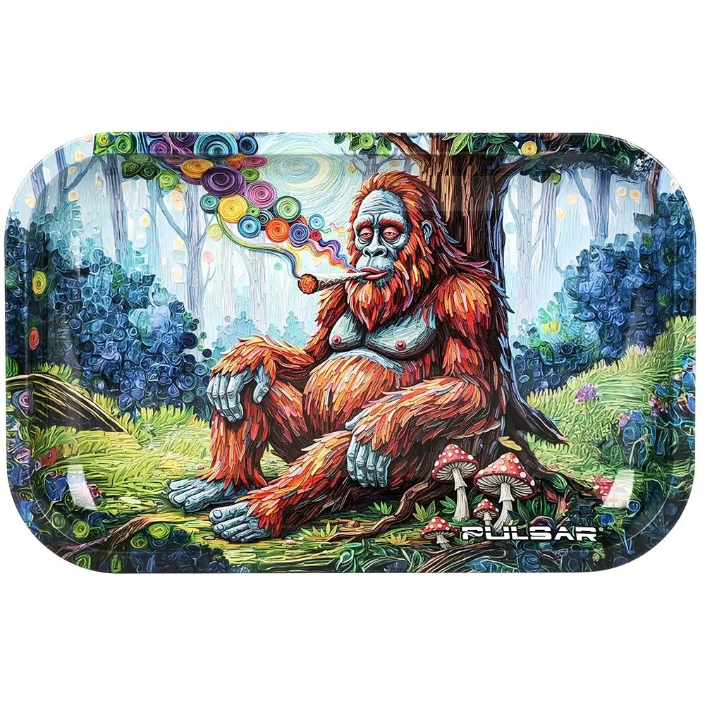 Metal Rolling Tray - Bigfoot Break-Time / 11"x7"