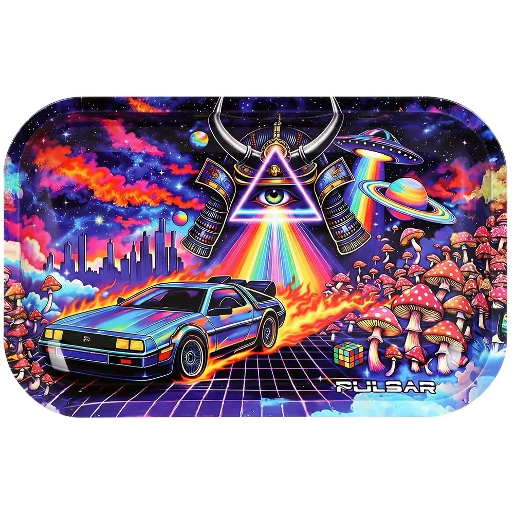 Metal Rolling Tray - Flux Capacitation / 11"x7"