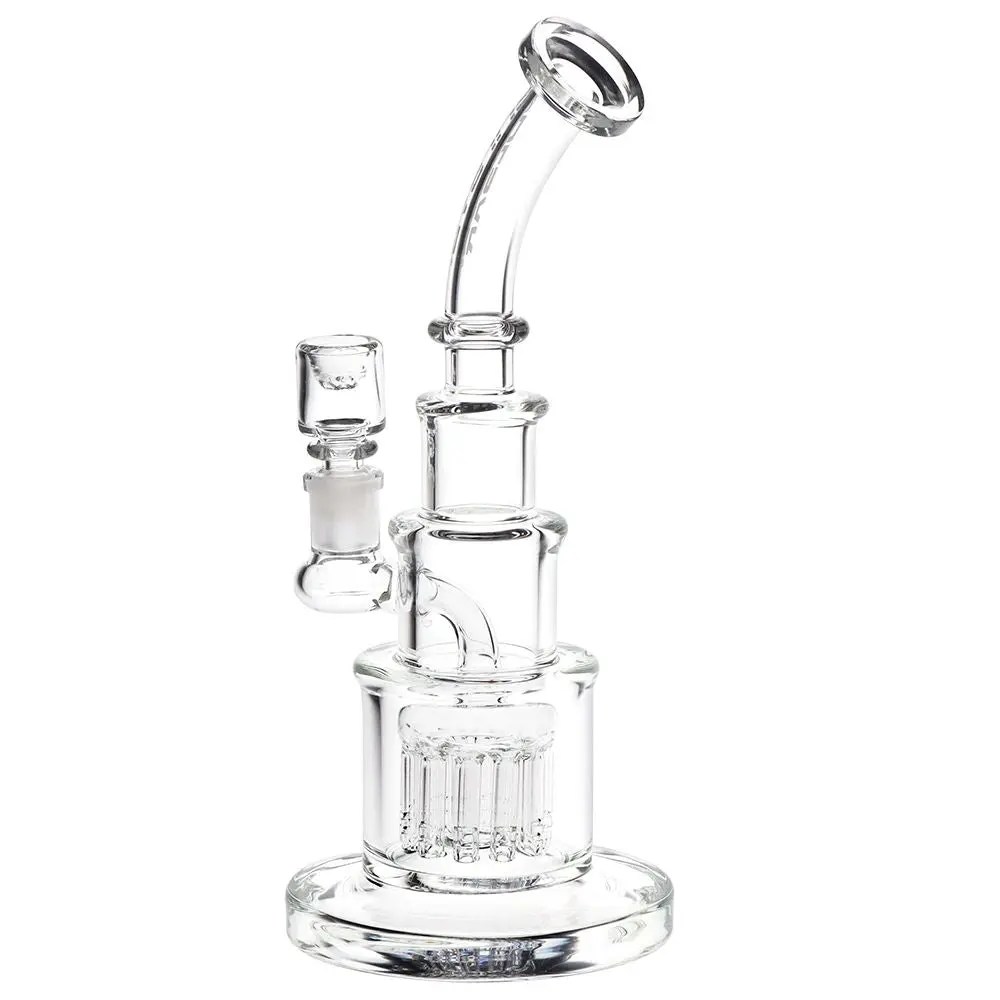 12 Arm Perc Chugger Glass Water Pipe - 10" / 14mm F product image 2