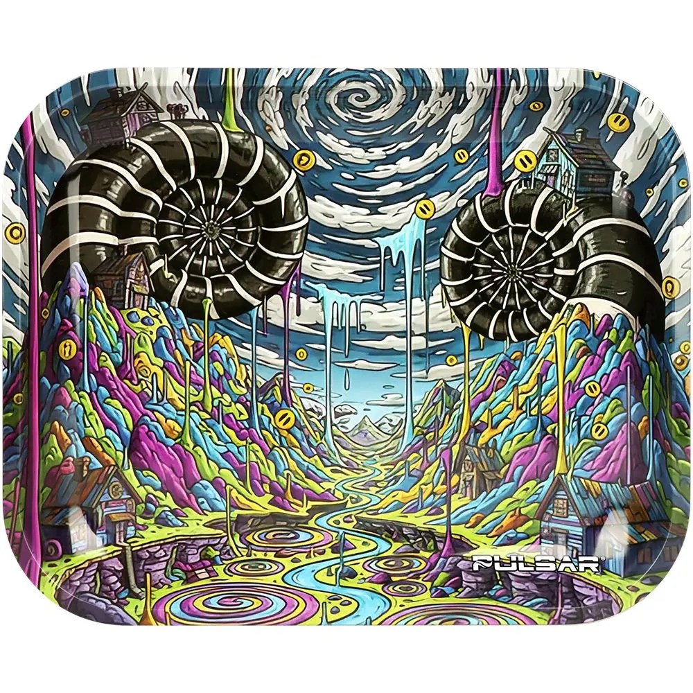 Metal Rolling Tray - Reverse Gravity Drip / 13"x 11" product image 1