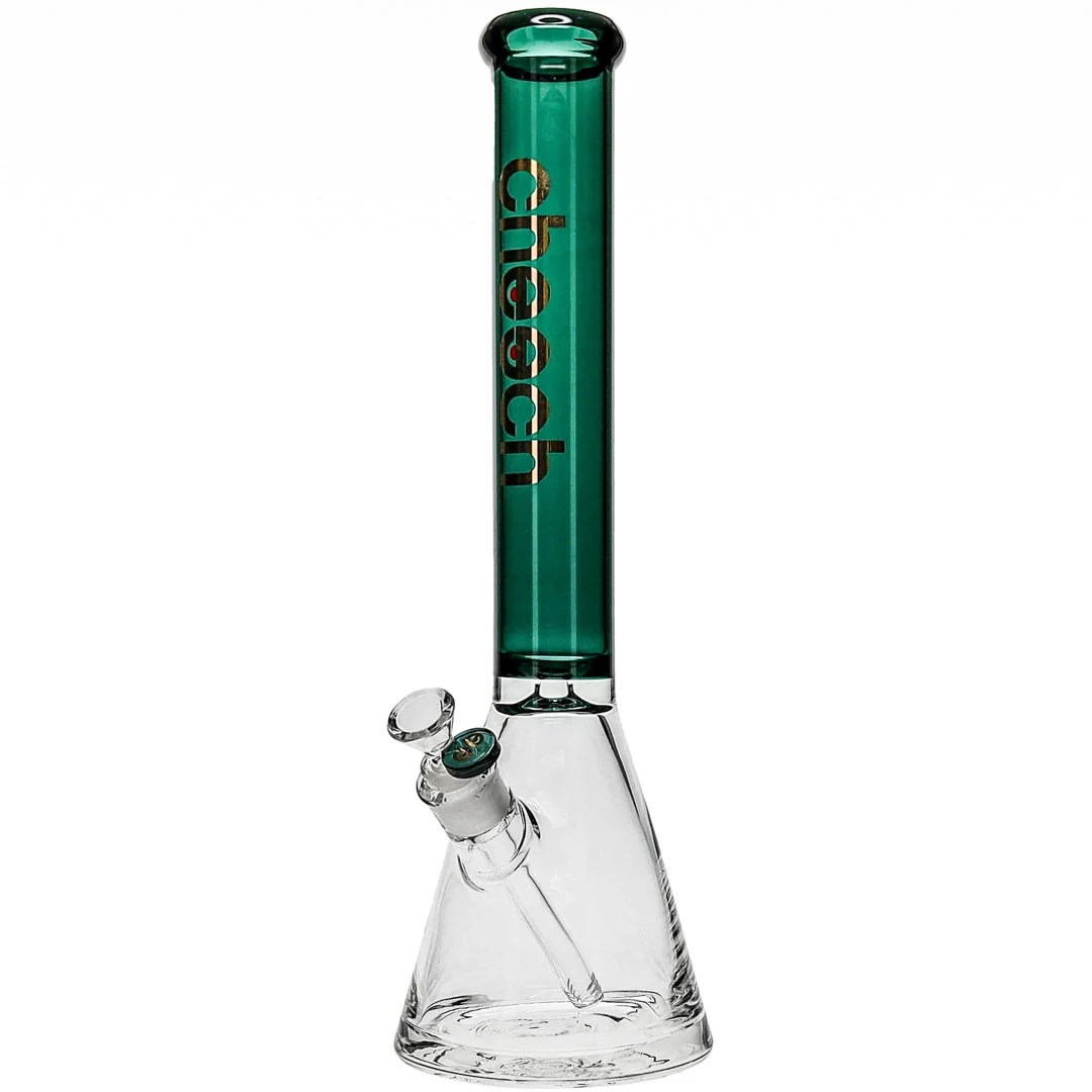 Cheech 18" Logo Beaker Water Pipe – Teal
