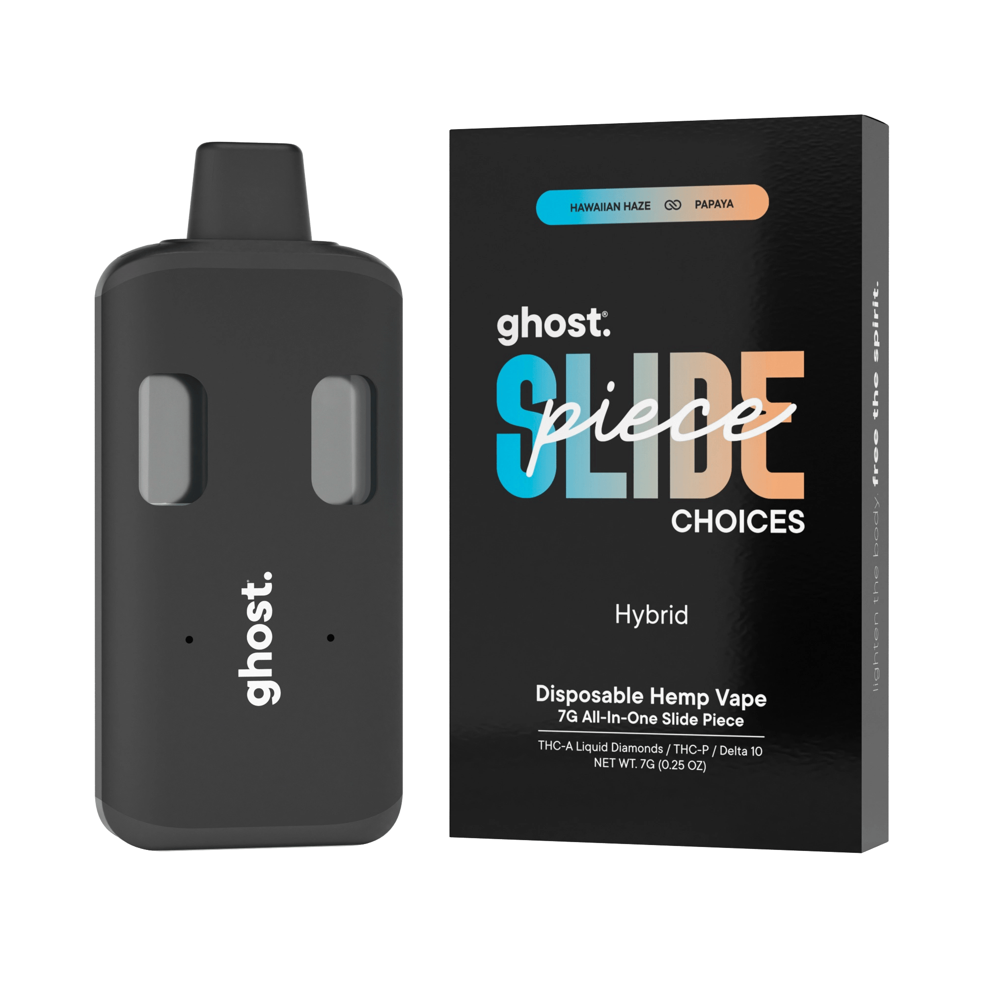 ghost. - 7G Slide Piece THC-A Disposable - 5 Strains!
