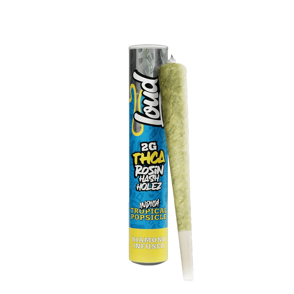 Loud Rosin Hash Holez Tropical Popsicle Indica 2g THCA diamond infused pre-roll