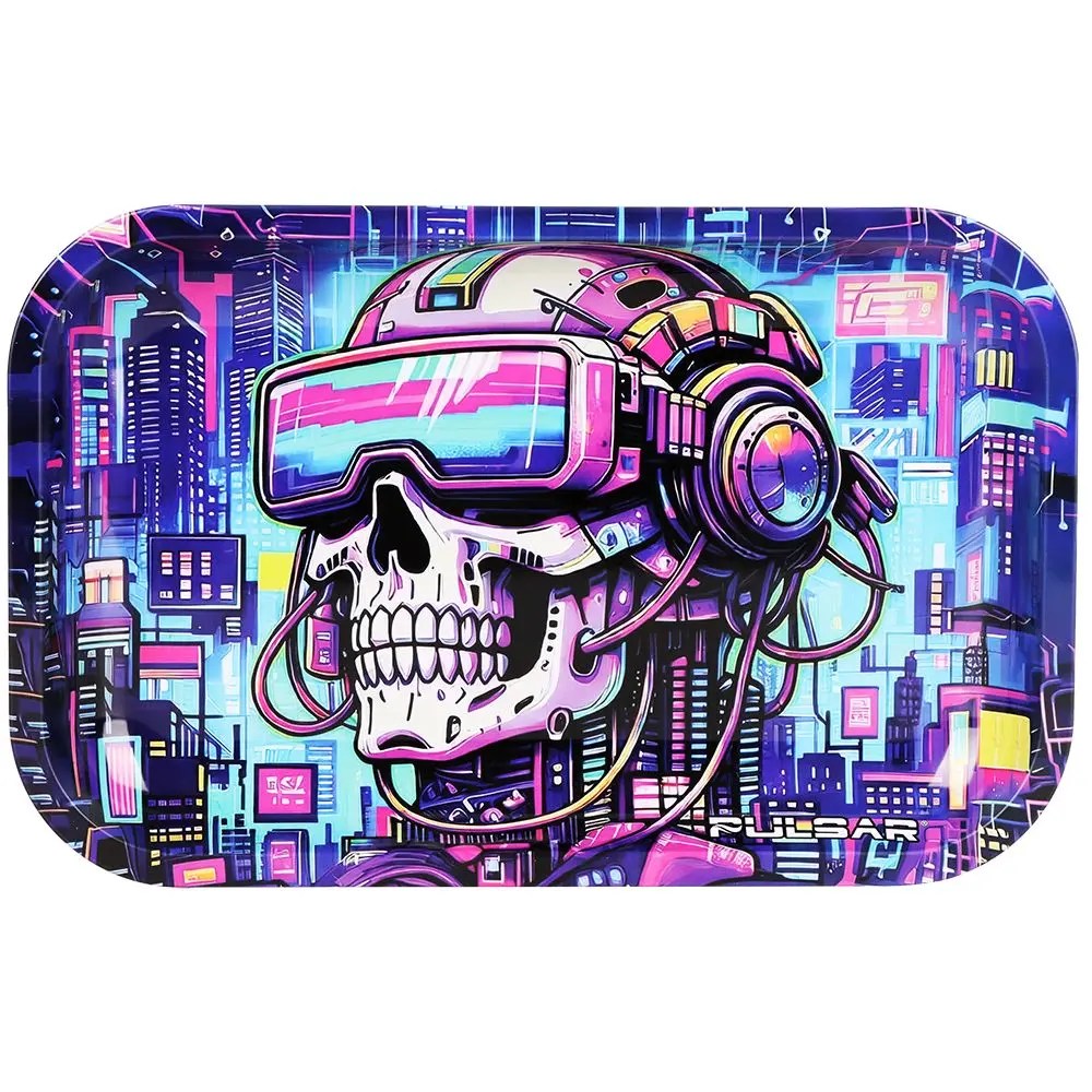 Metal Rolling Tray - Cyber Pilot / 11"x7" product image 1