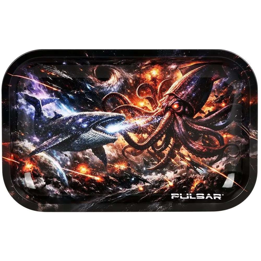 Metal Rolling Tray - Ocean of Time and Space / 11"x7"