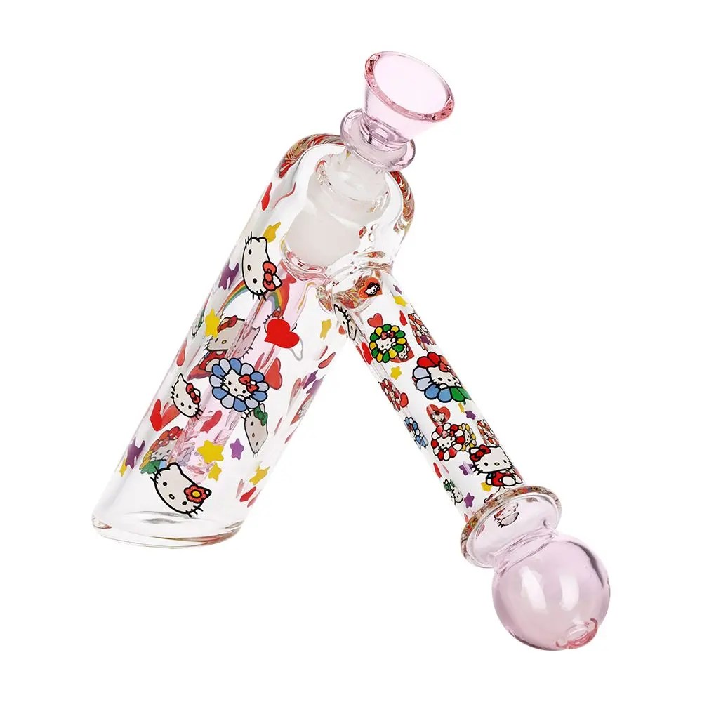 Happy Feels Kitty Glass Bubbler - 6" / 14mm F product image 2
