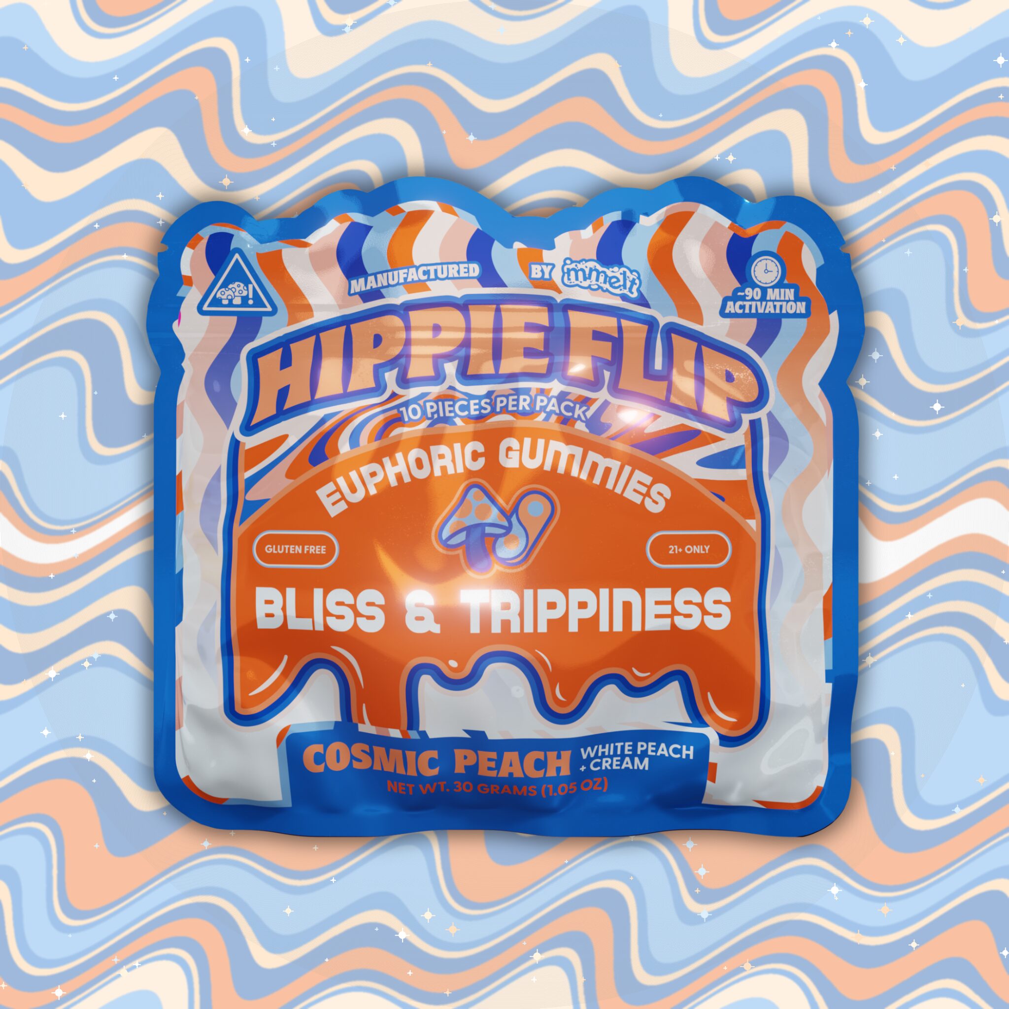 Hippie Flip - 6G Gummies 6PK - 6 Flavors!
