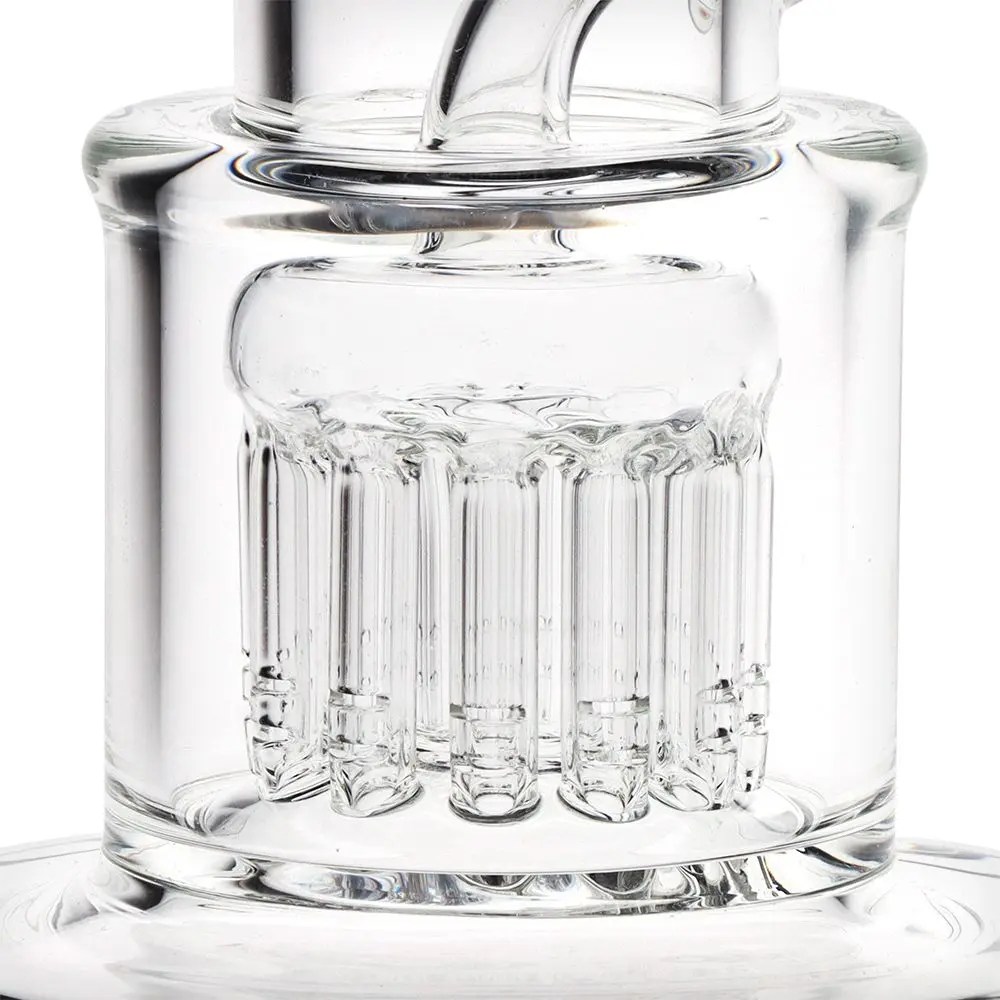 12 Arm Perc Chugger Glass Water Pipe - 10" / 14mm F product image 3