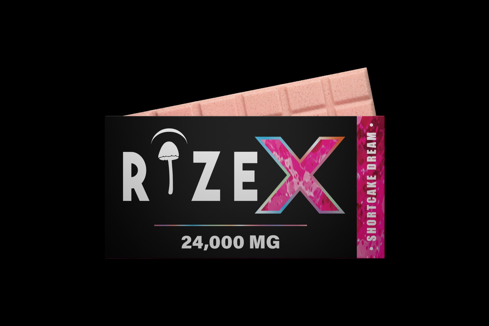 Rize 24 Gram Bars Shortcake Dream mushroom chocolate bar 24000mg RizeX