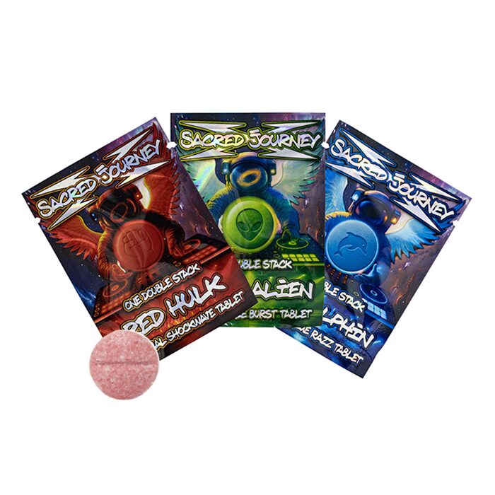 Sacred Journey - 1ct Double Stack Mushroom Tablet - 8 Flavors!