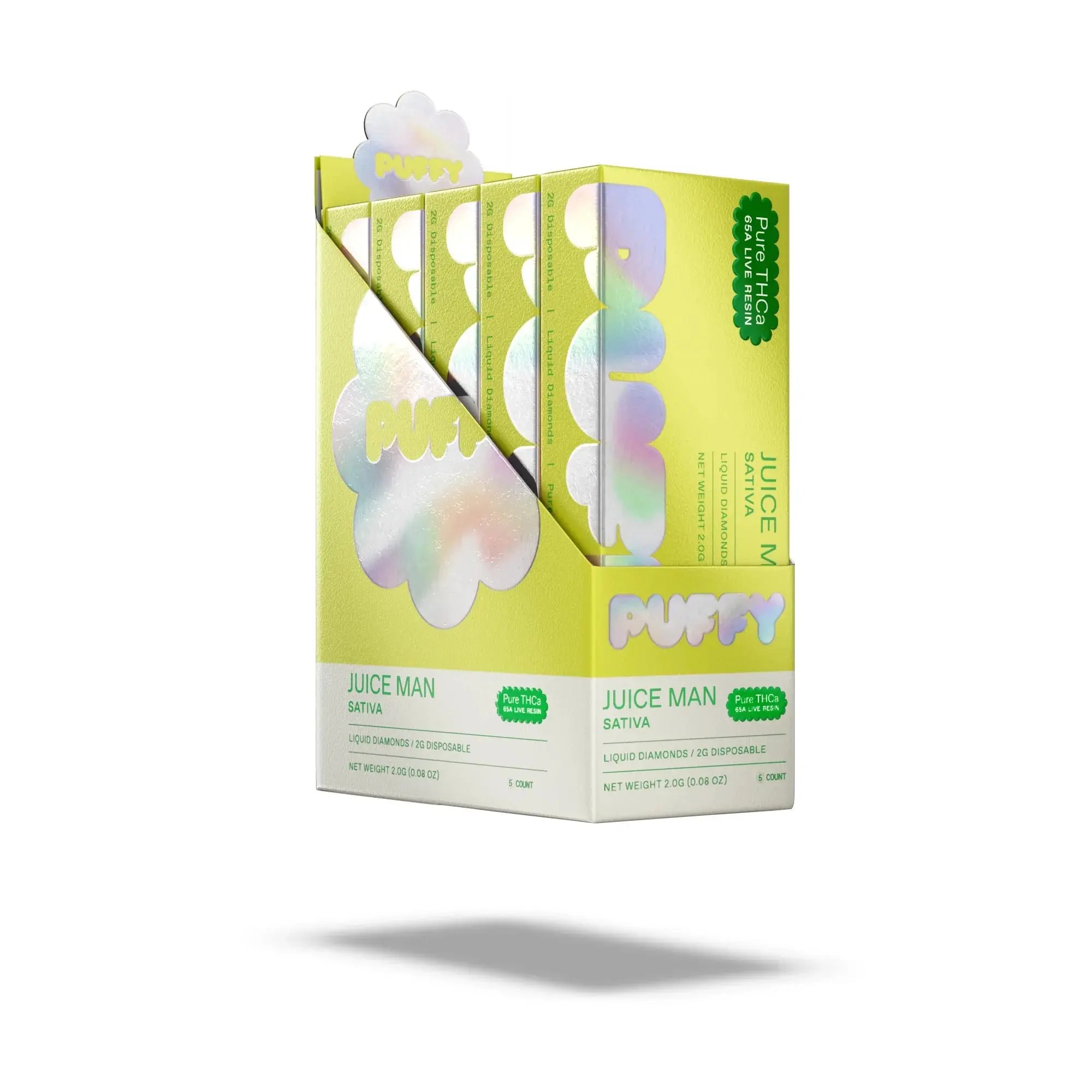 Puffy - THCa Liquid Diamond Live Resin 2ml Disposable - 13 Strains!